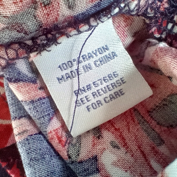 Pacific Vibes Sun Dress XXL Long W/ 2 Leg Slits Floral Spaghetti Strap Stretch - Picture 12 of 14